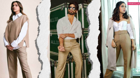 5 khaki pants outfit ideas ft Deepika Padukone Shahid Kapoor Bhumi Pednekar and more PINKVILLA