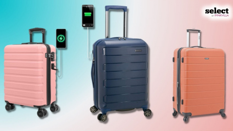 Smart best sale travel suitcase