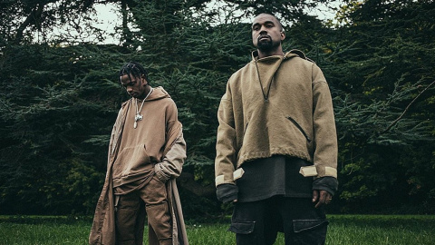 Kanye West makes comeback on stage with Travis Scott after