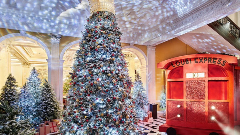 Louis Vuitton's Celeb-Filled Christmas Tree Lighting