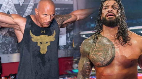 Dwayne 'The Rock' Johnson Channels His Wrestling Persona With