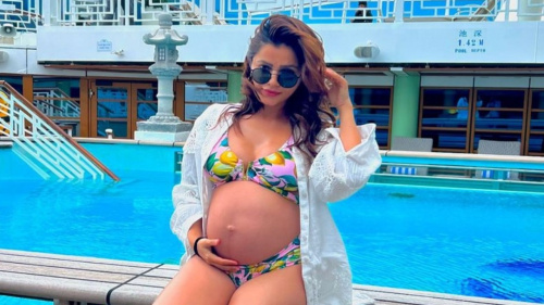 Rubina Dilaik Stuns Fans with Pregnancy Photos, Celebrating Motherhood in Style