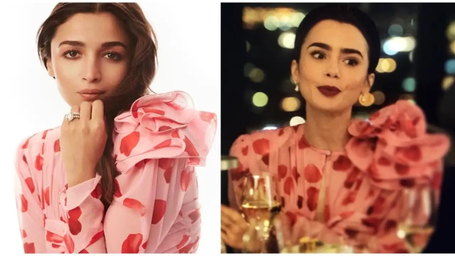 Alia Bhatt And Katrina Kaifs Dresses Made It To Lily Collins Emily In Paris