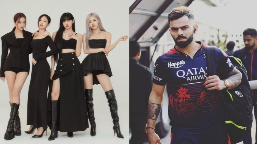 BLACKPINK, Virat Kohli; Image Courtesy: YG Entertainment, Virat Kohli's Instagram