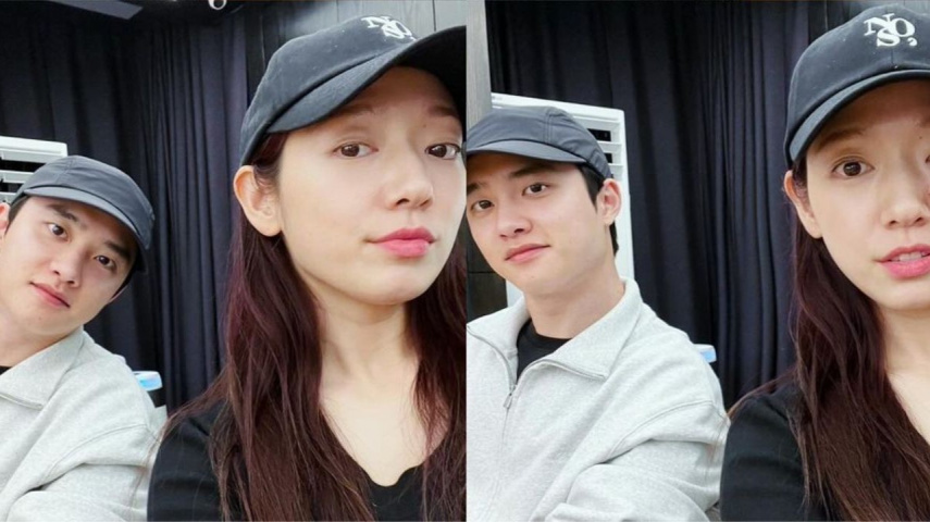 My Annoying Brother costars Park Shin Hye and EXO's D.O. maintain dinner together