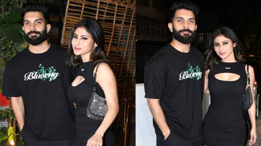 Mouni Roy's black cutout mini dress for romantic date night is your ...