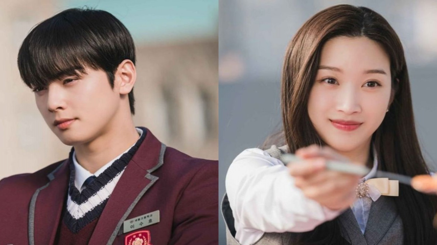 Is ASTRO's Cha Eun Woo dating his True Beauty co-star Moon Ga Young ...