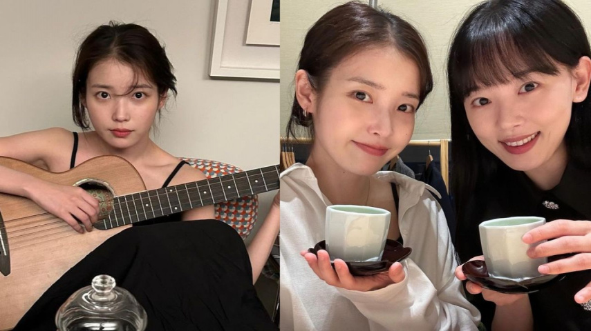 IU and Kang Han Na: Photography from IU's Instagram