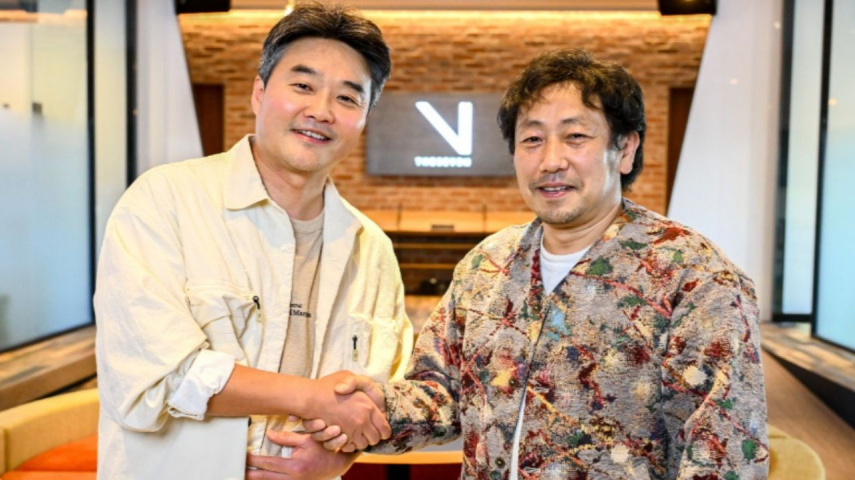 Director Lee Jae Kyu and Director Akira Morii courtesy of SLL